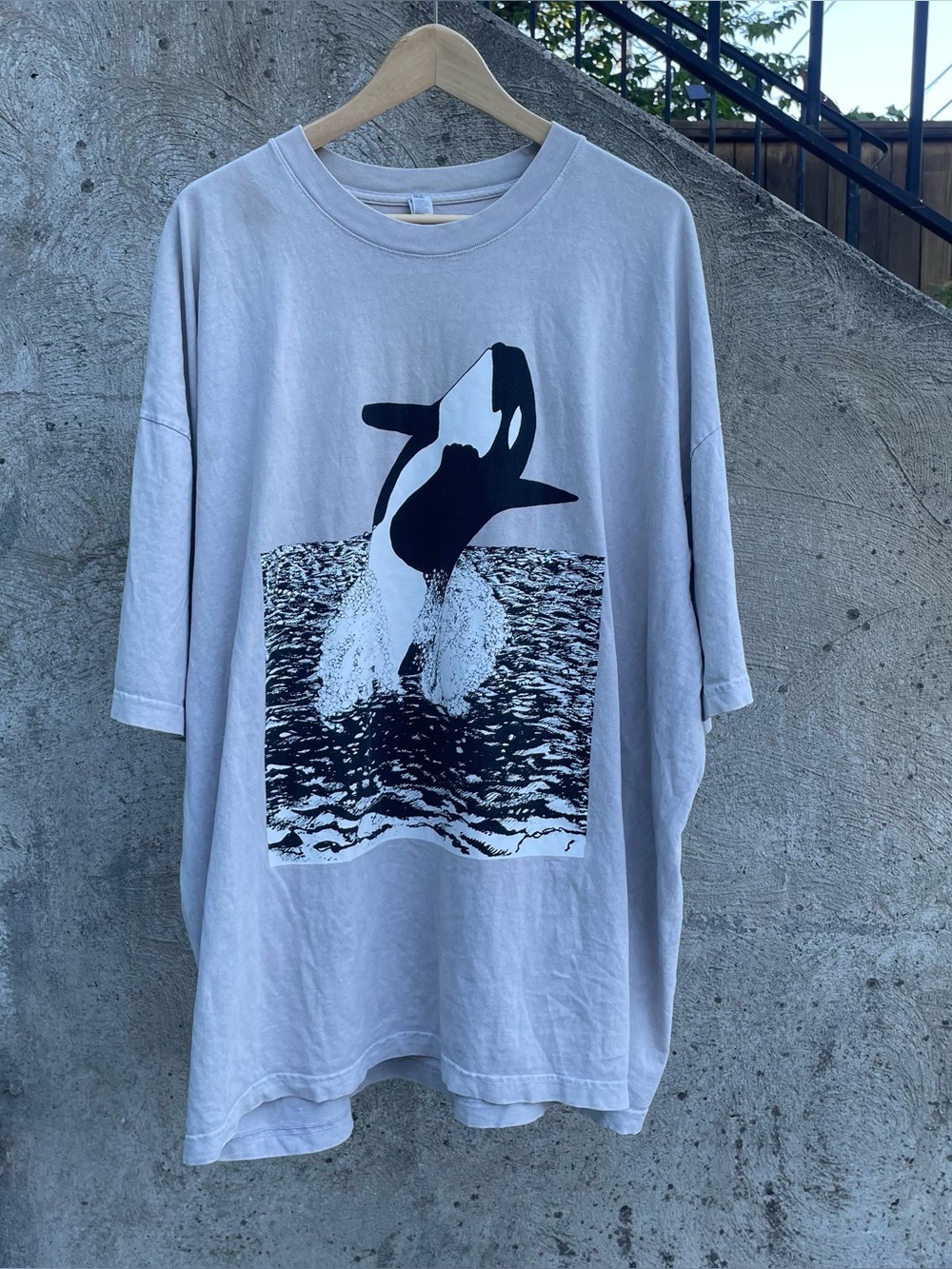 Los Angeles Apparel heavyweight whale orca t shirt 3XL